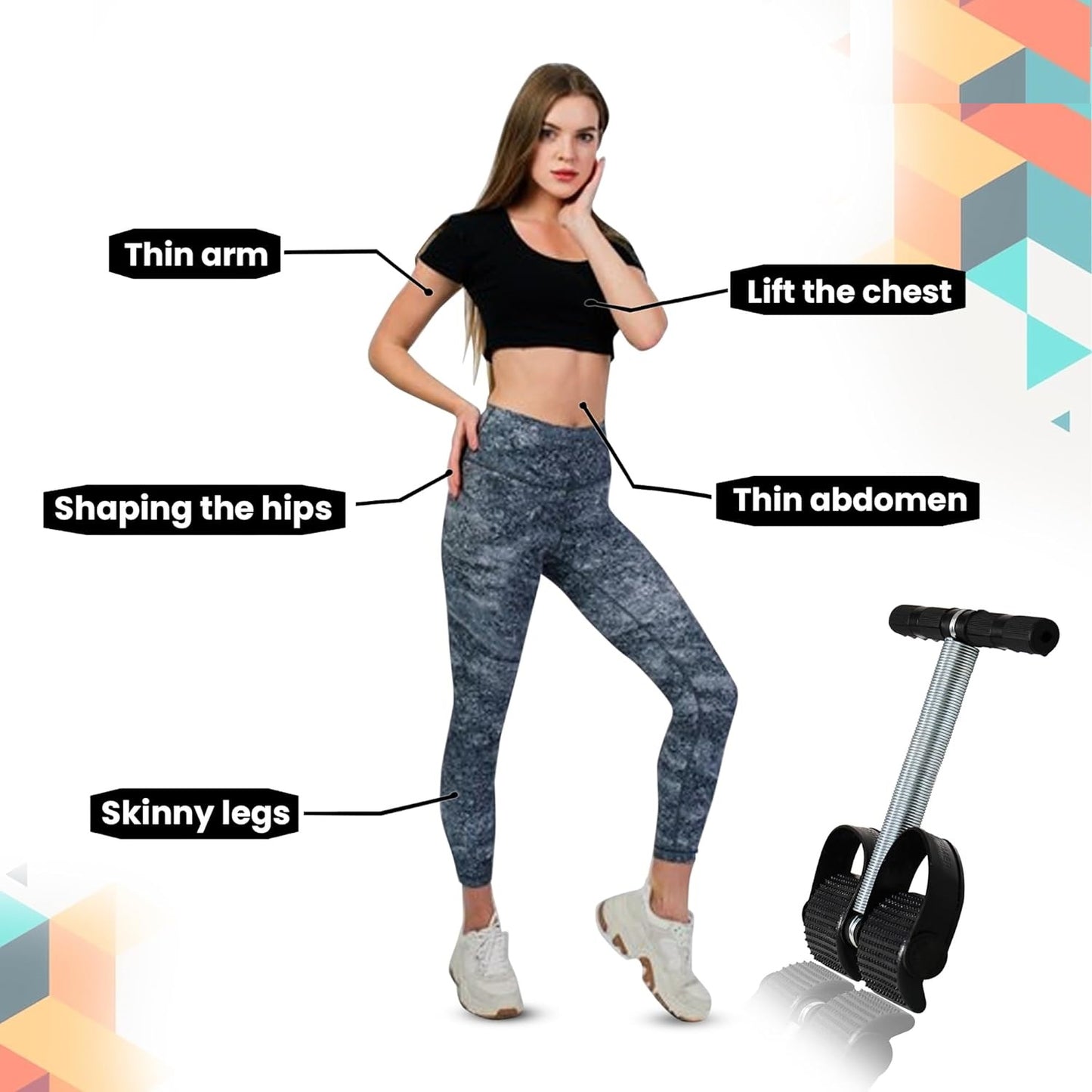 Premium Single Spring Tummy Trimmer for Men & Women