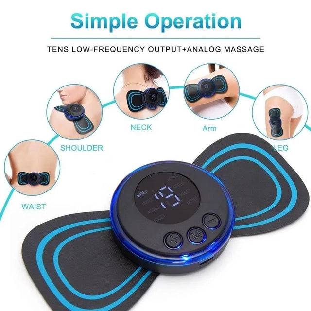 Rechargeable Electric Mini Massager for Pain Relief