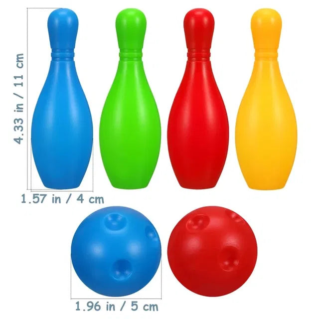 Bowling Game 10 Pin 2 Balls  Set