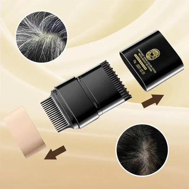 Instant Hair Dye Stick with Comb for Grey Hair